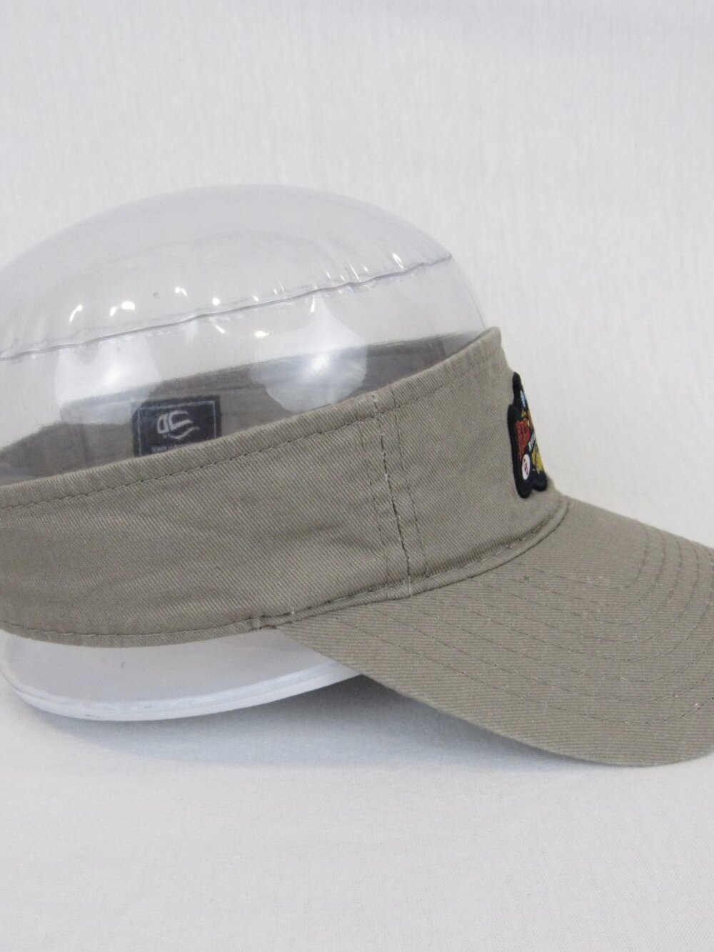 Red River Rivalry Texas Longhorns vs Oklahoma University Sooners OC Visor Khaki - Picture 4 of 7